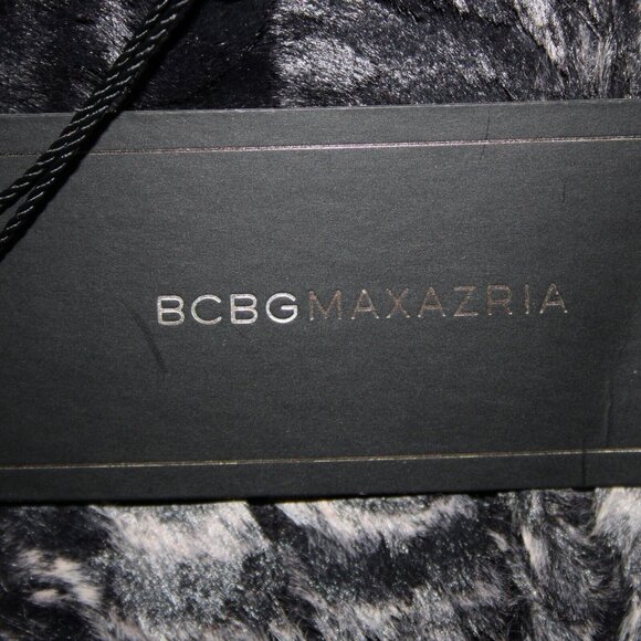 BCBG maxazria $198 Tulum Sz S Black White Combo Eyelash 100% Polyester Top - Picture 13 of 16
